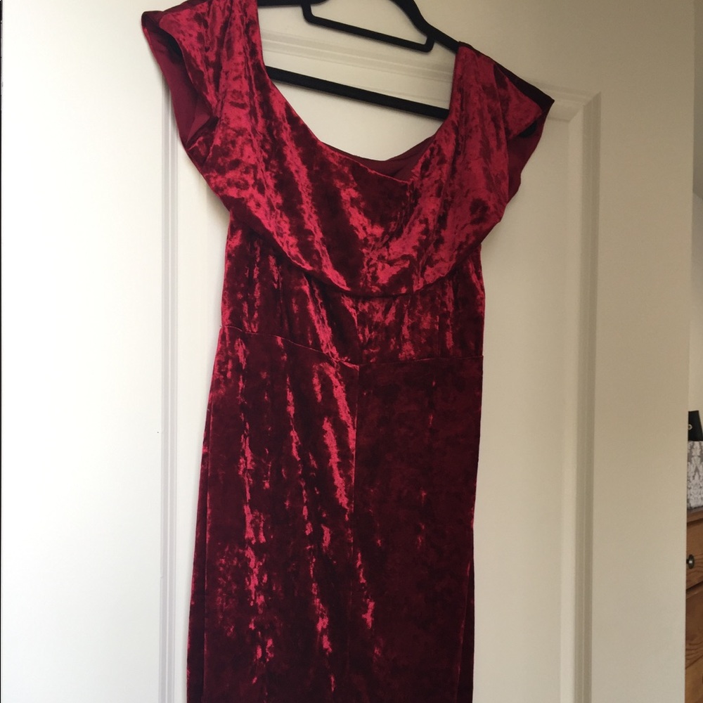 2 Velvet Dresses by Halston